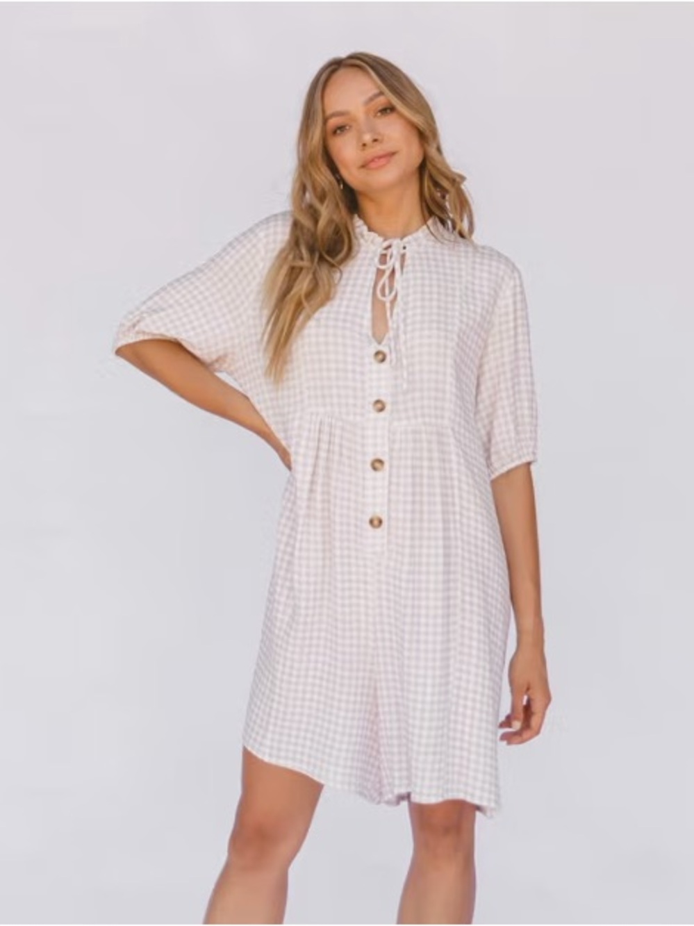 Lilac Gingham Cody Playsuit